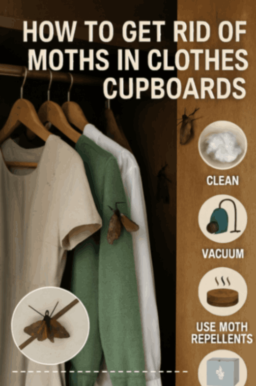 How to Get Rid of Moths in Clothes Cupboards